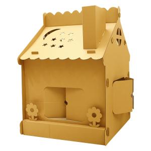 纸盒做房子模型小别墅